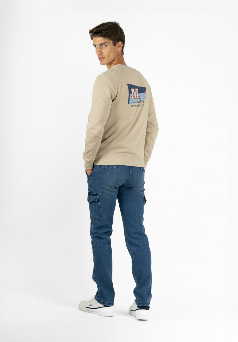 Sudadera Bandera Piedra