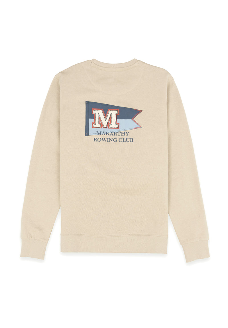 Sudadera Bandera Piedra