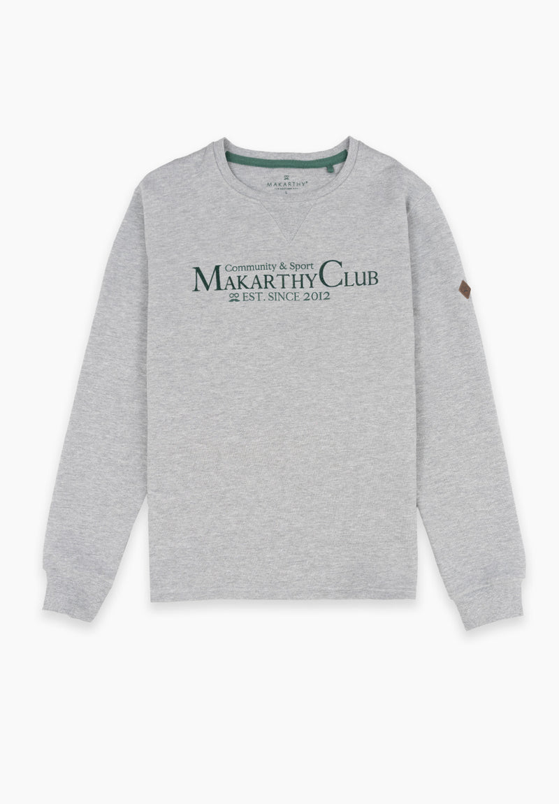 Sudadera Club Gris