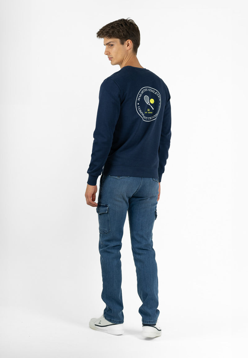 Sudadera Club Tenis Marino