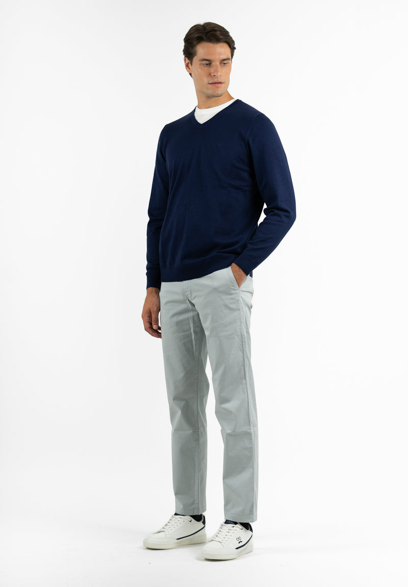 Jersey Cuello Pico Marino