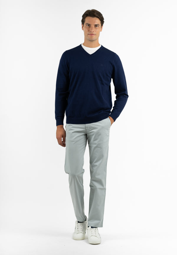 Jersey Cuello Pico Marino