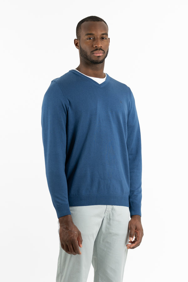 Jersey Cuello Pico Indigo