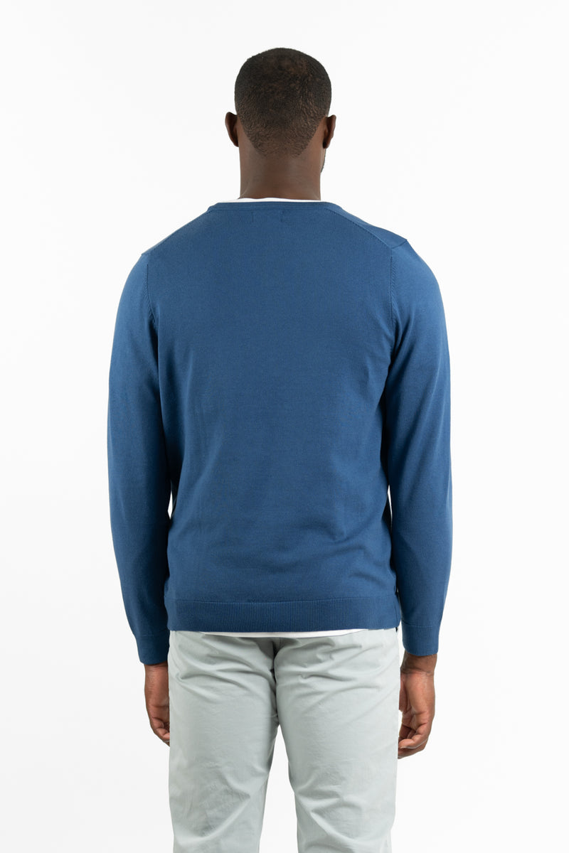 Jersey Cuello Pico Indigo