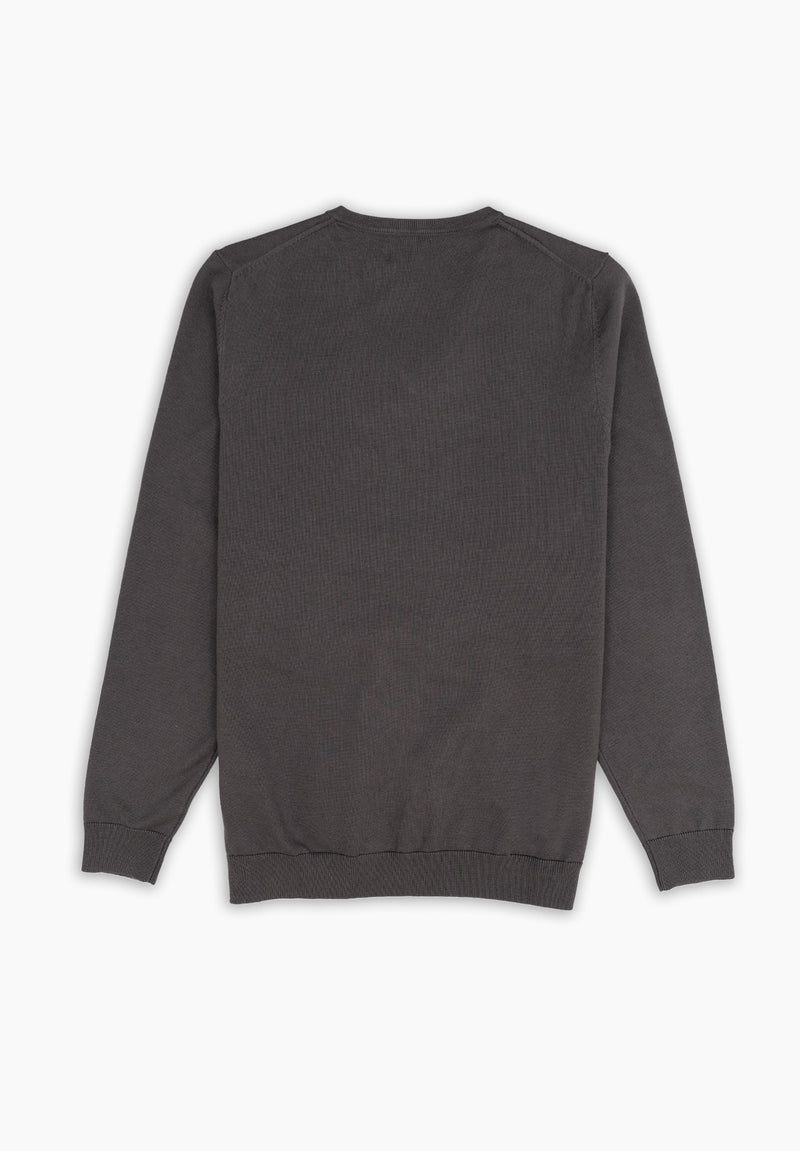 Jersey Cuello Pico Carbón