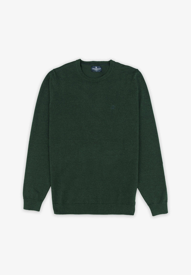 Jersey Cuello Caja Verde Hierba