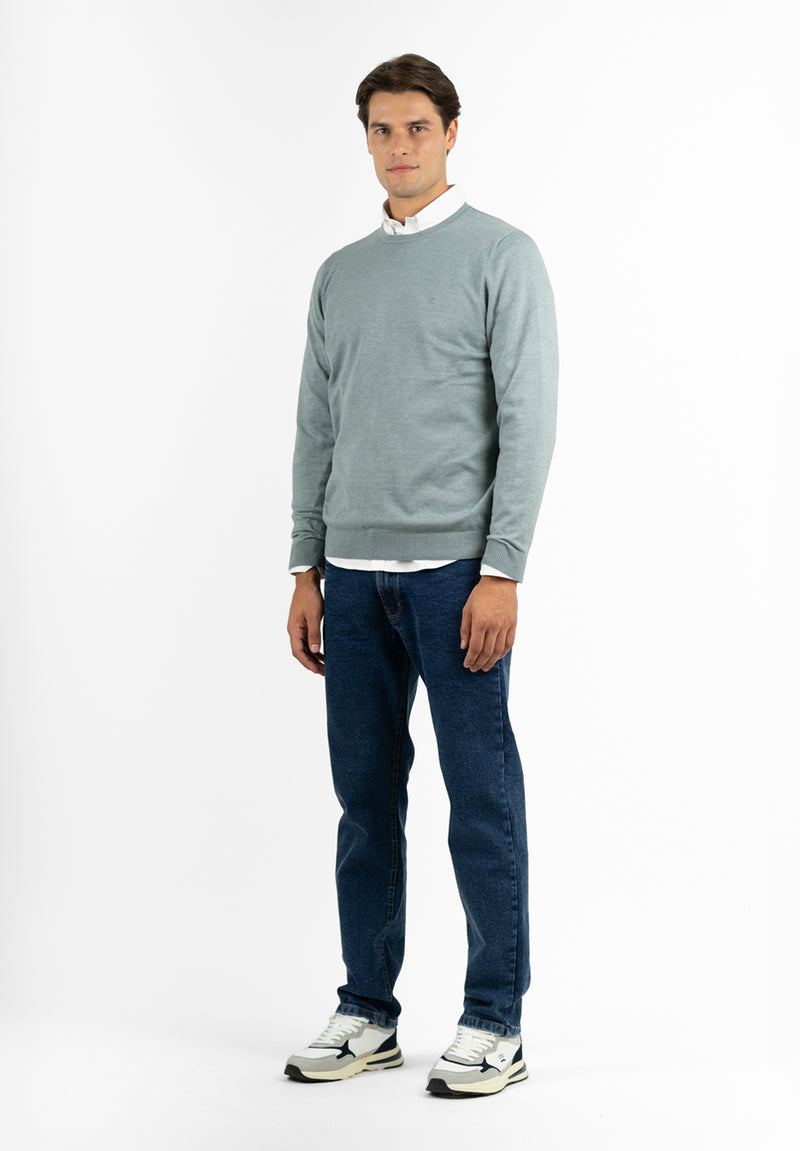 Jersey Cuello Caja Sage