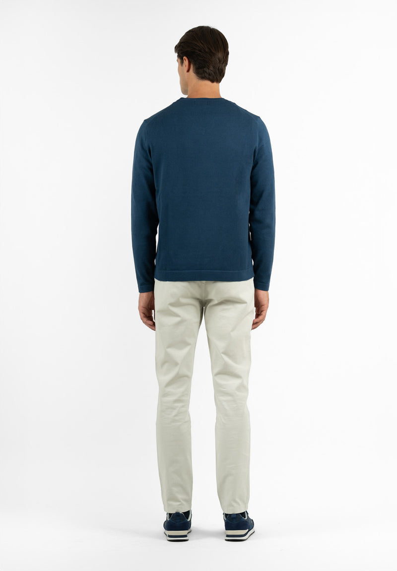 Jersey Cuello Pico Soft Royal