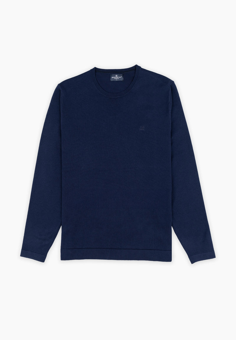 Jersey Cuello Caja Soft Marino