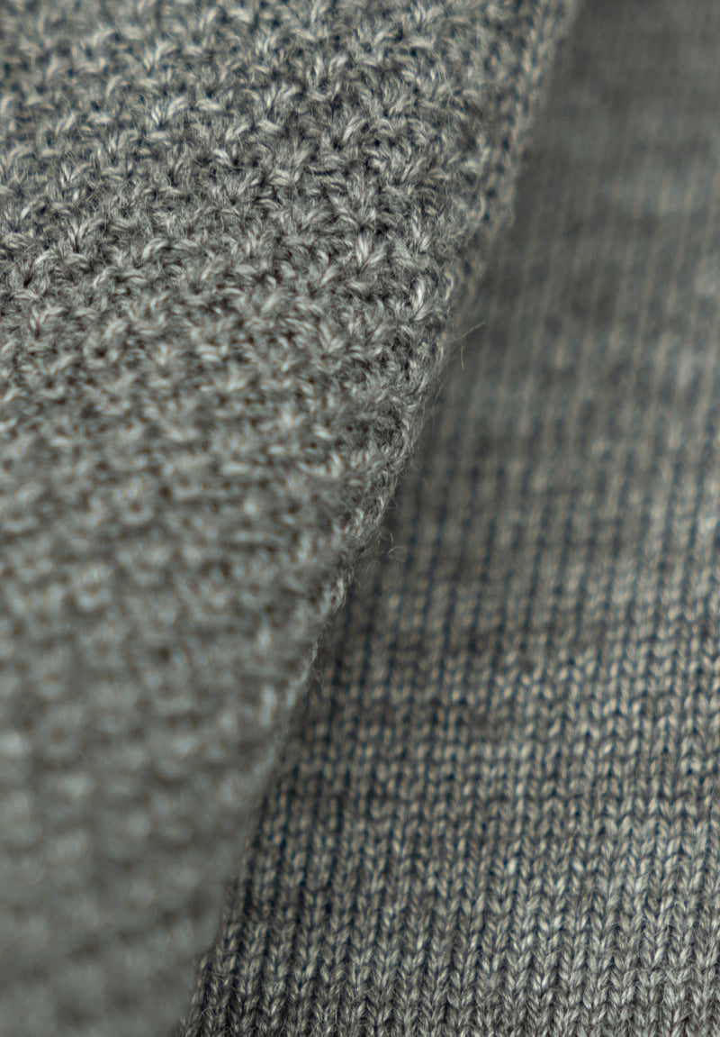 Jersey Estructura Manga Gris Oscuro