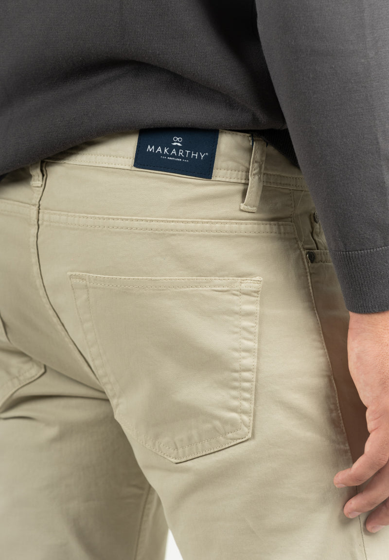 Pantalón Cinco Bolsillos Piedra