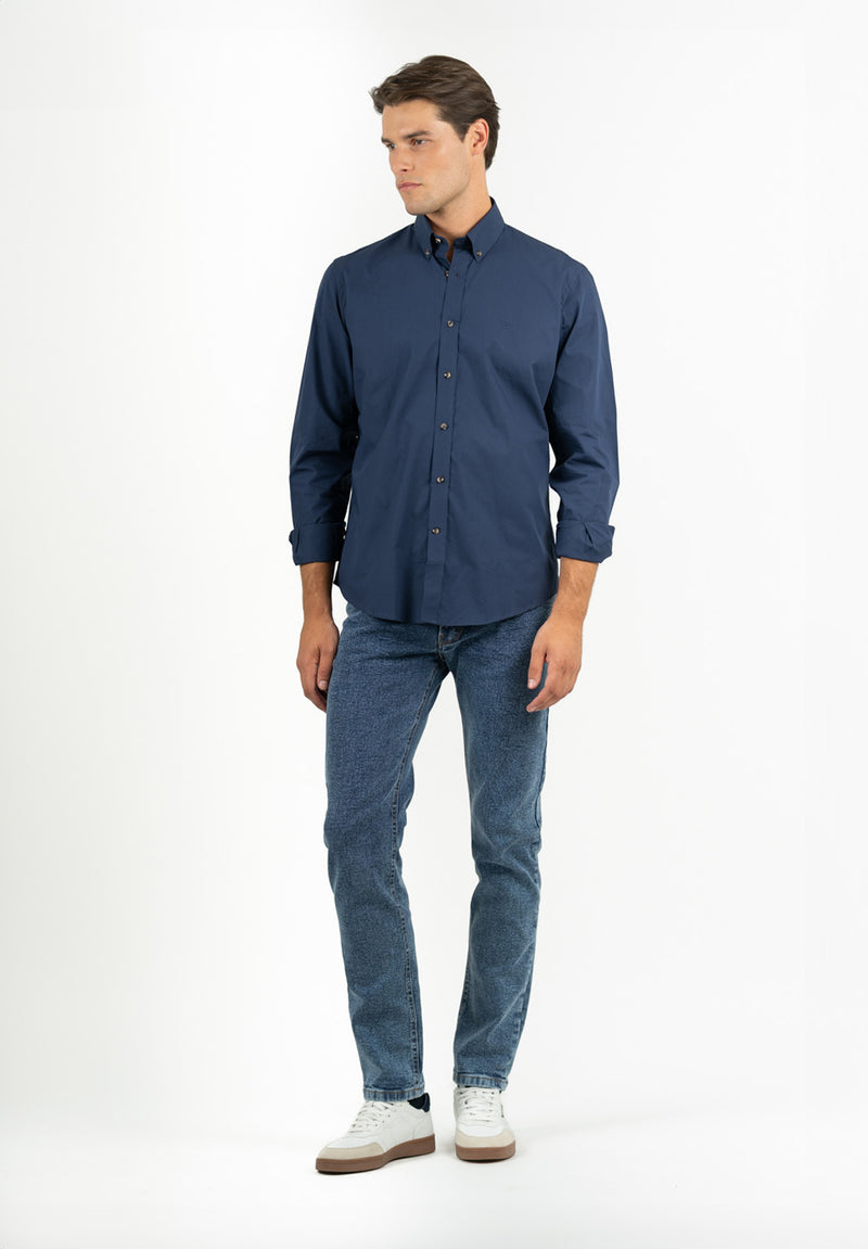 Pantalón New Denim Slim Azul Medio