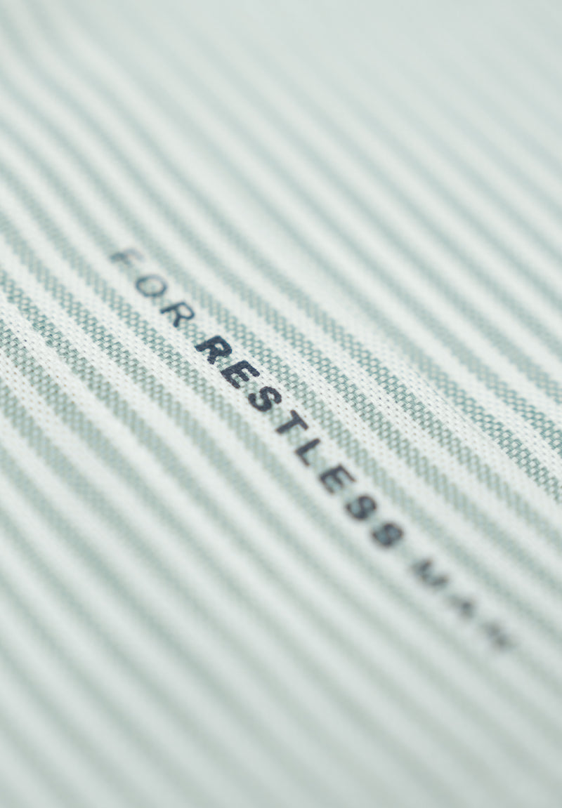 Camisa Oxford Rayas Basil