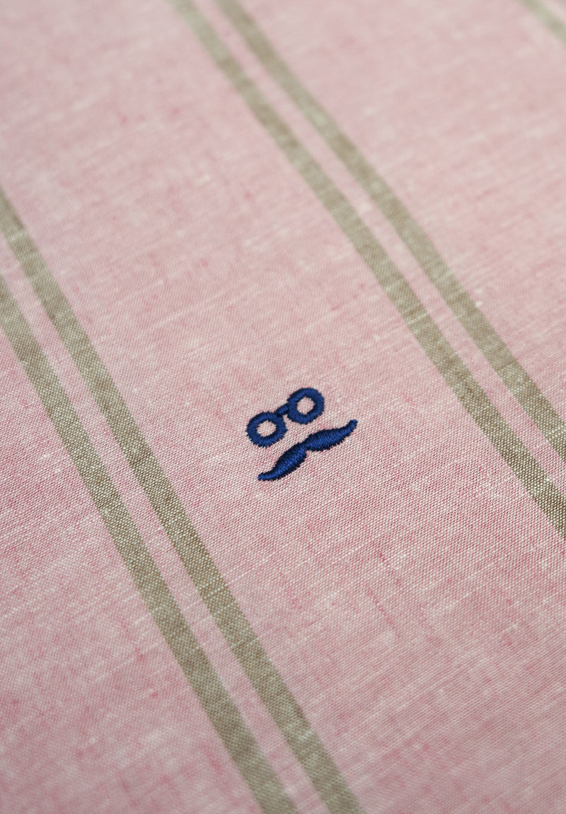 Camisa Double Stripe Rosa