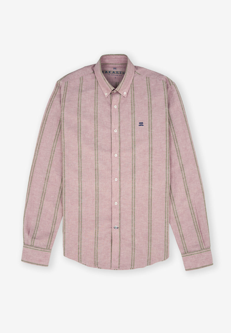 Camisa Double Stripe Rosa