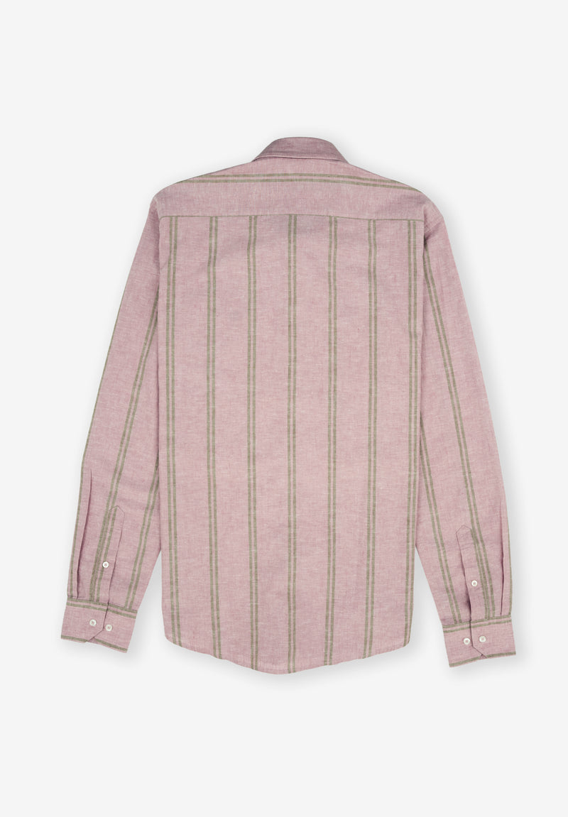 Camisa Double Stripe Rosa