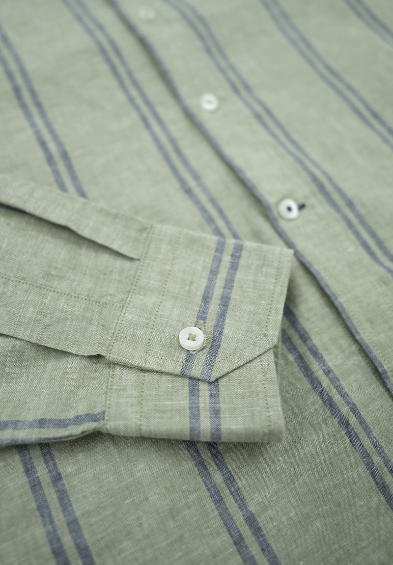 Camisa Double Stripe Kaki