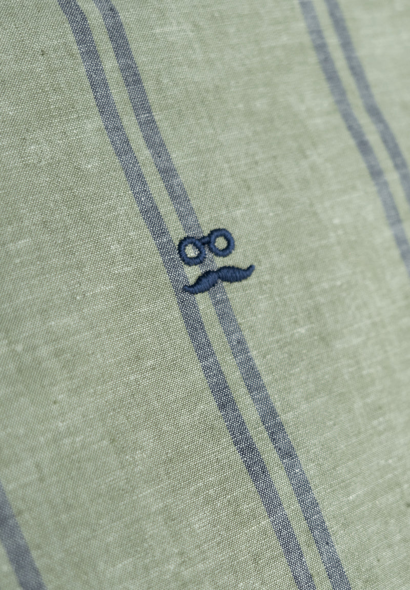 Camisa Double Stripe Kaki