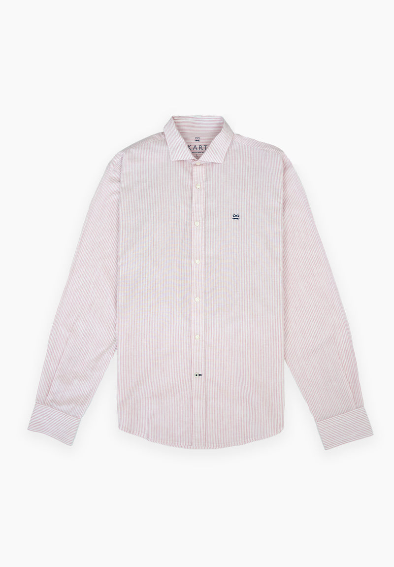 Camisa Single stripe Rosa