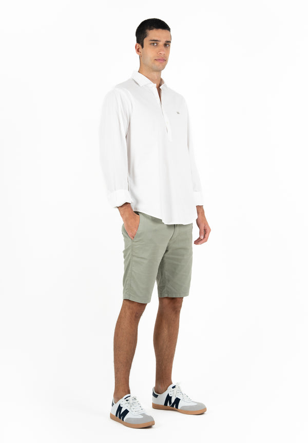 Camisa Maorí Blanco