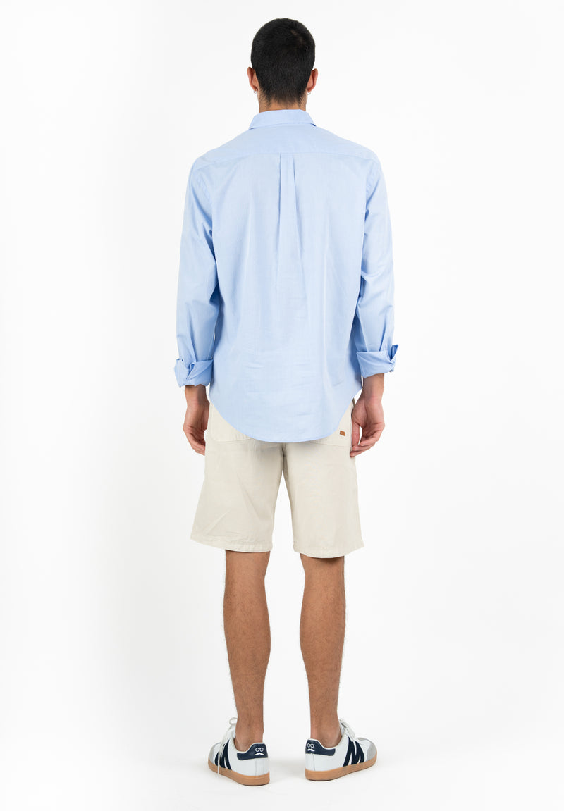 Camisa Maorí Celeste