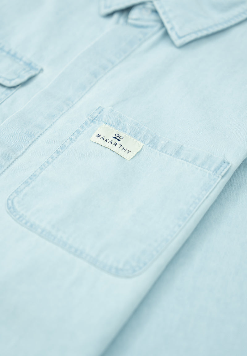 Sobrecamisa Denim Azul Claro