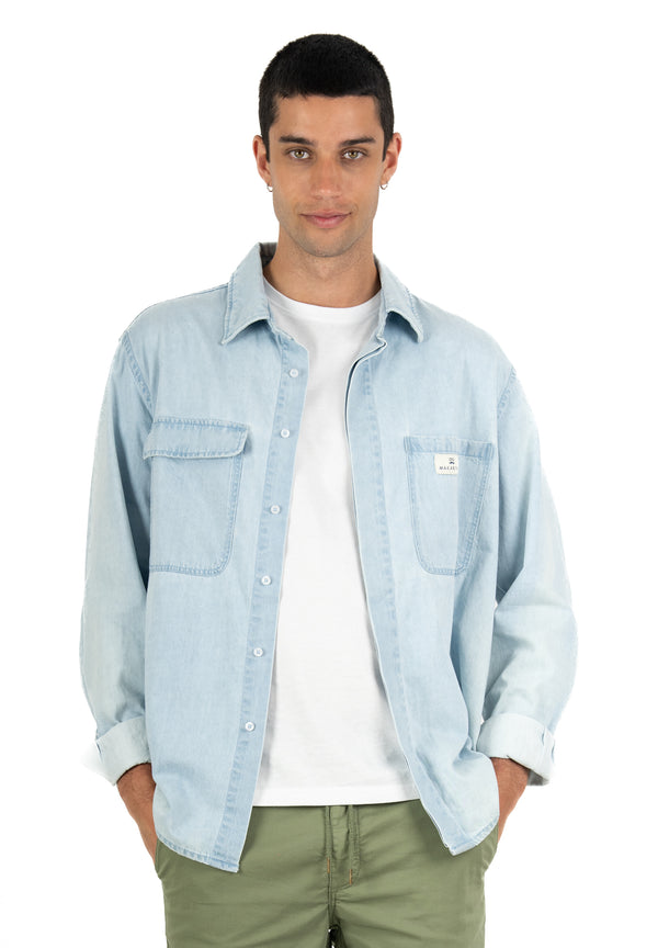 Sobrecamisa Denim Azul Claro