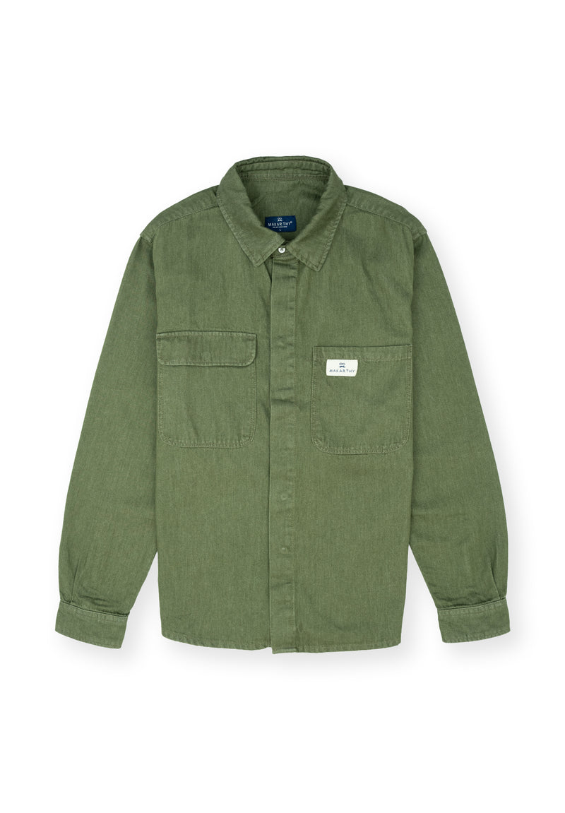 Sobrecamisa Denim Kaki