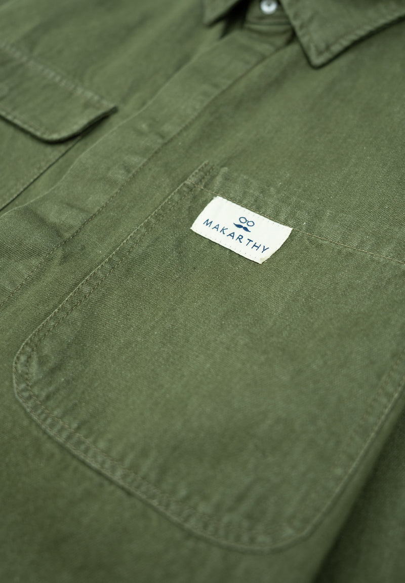 Sobrecamisa Denim Kaki