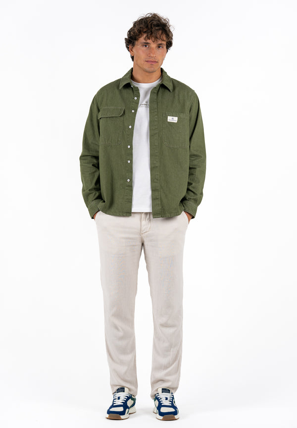 Sobrecamisa Denim Kaki