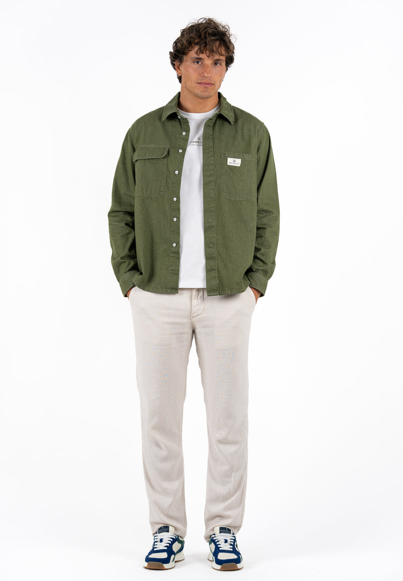 Sobrecamisa Denim Kaki