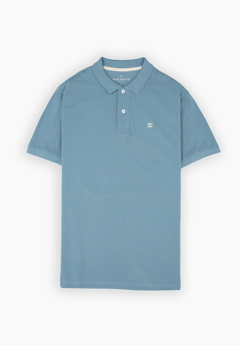 Polo Restless Gris Azulado