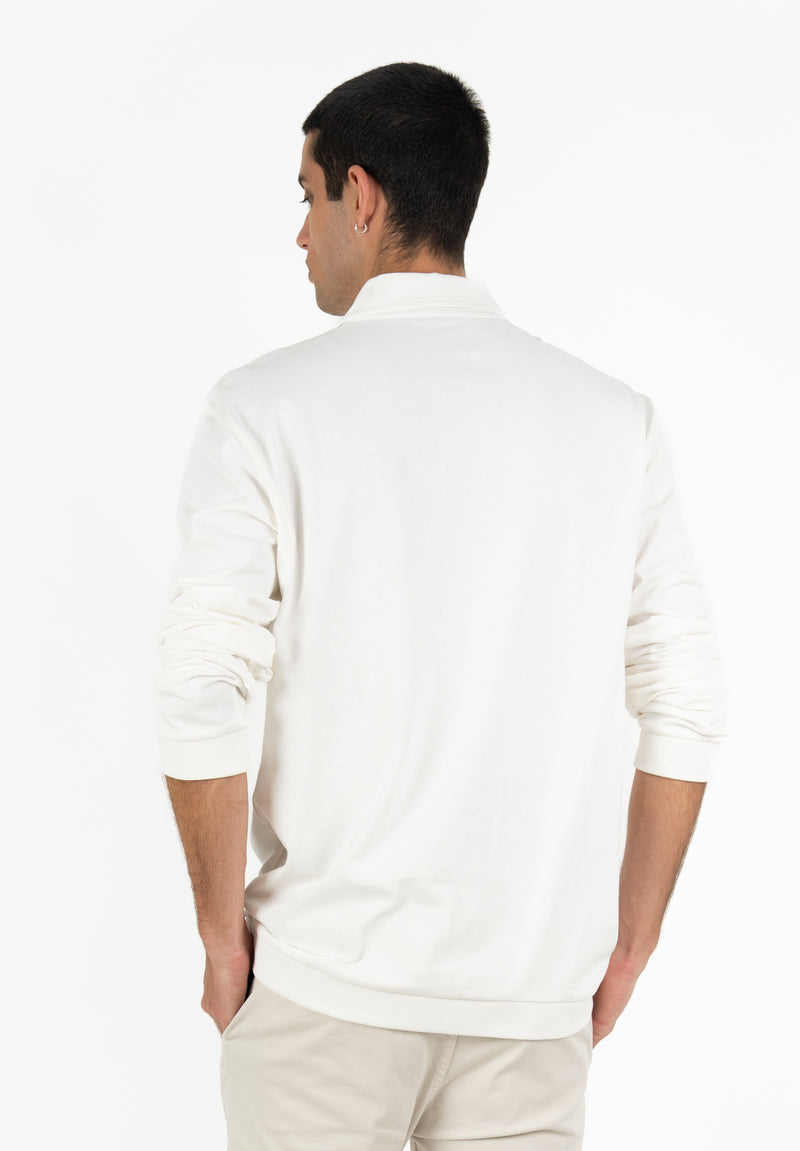 Polo Logo Tipo Blanco Roto