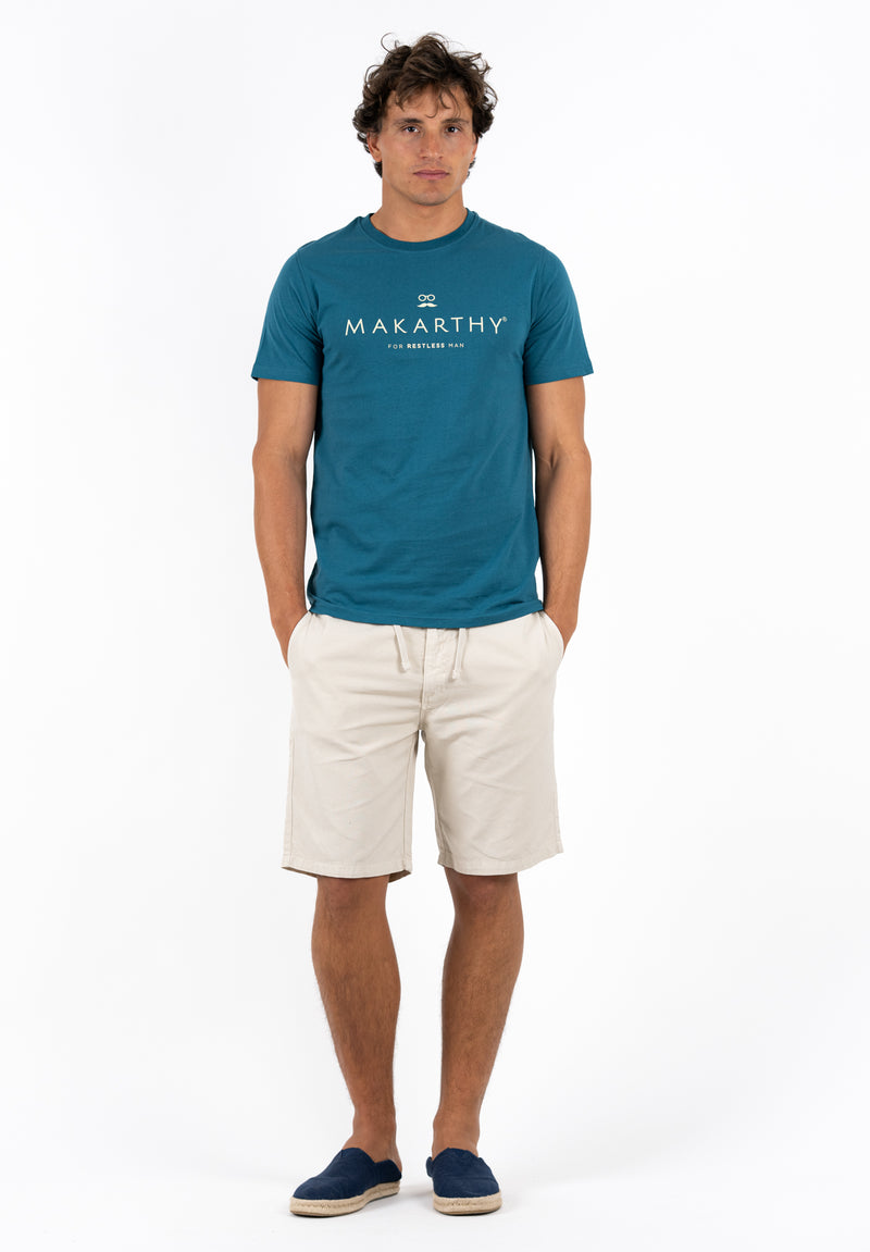 Camiseta New Restless Azul Coral