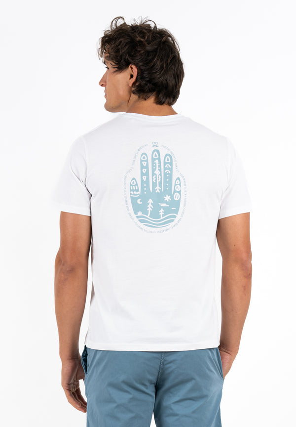 Camiseta Hand Blanco