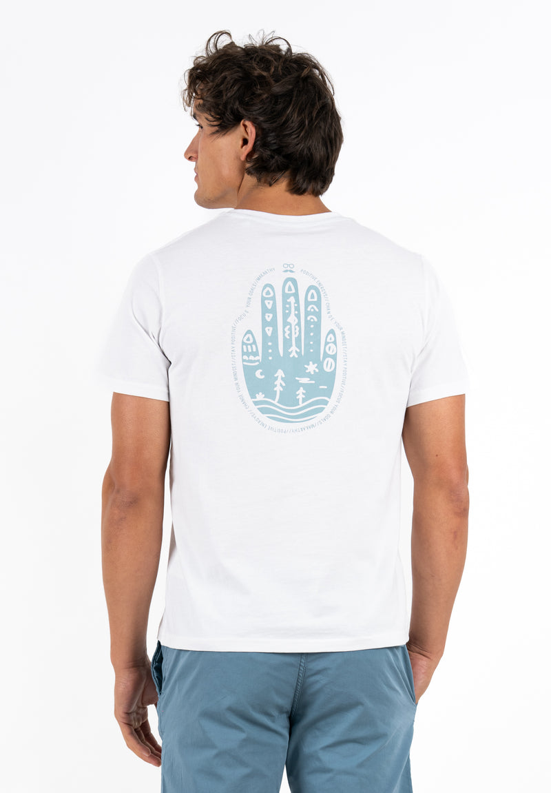 Camiseta Hand Blanco