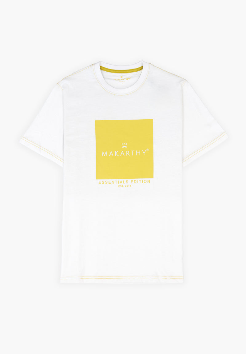 Camiseta Costura Blanco