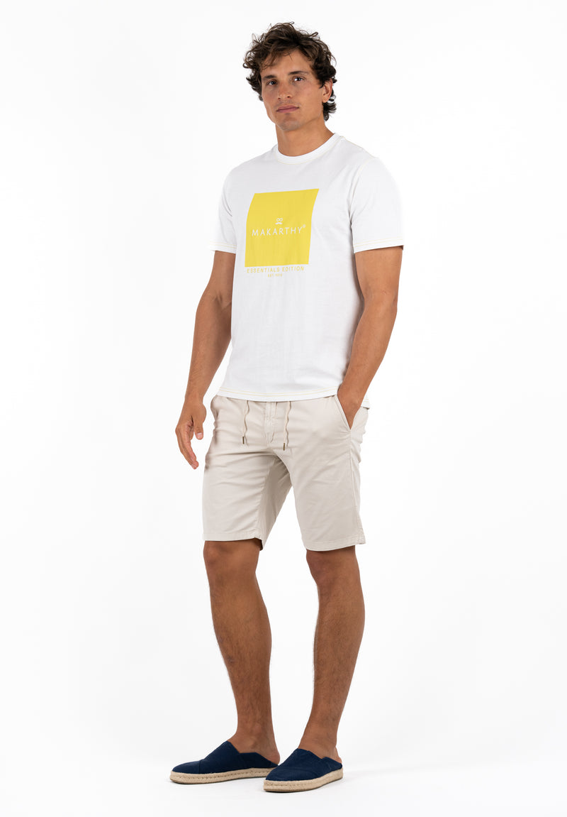 Camiseta Costura Blanco