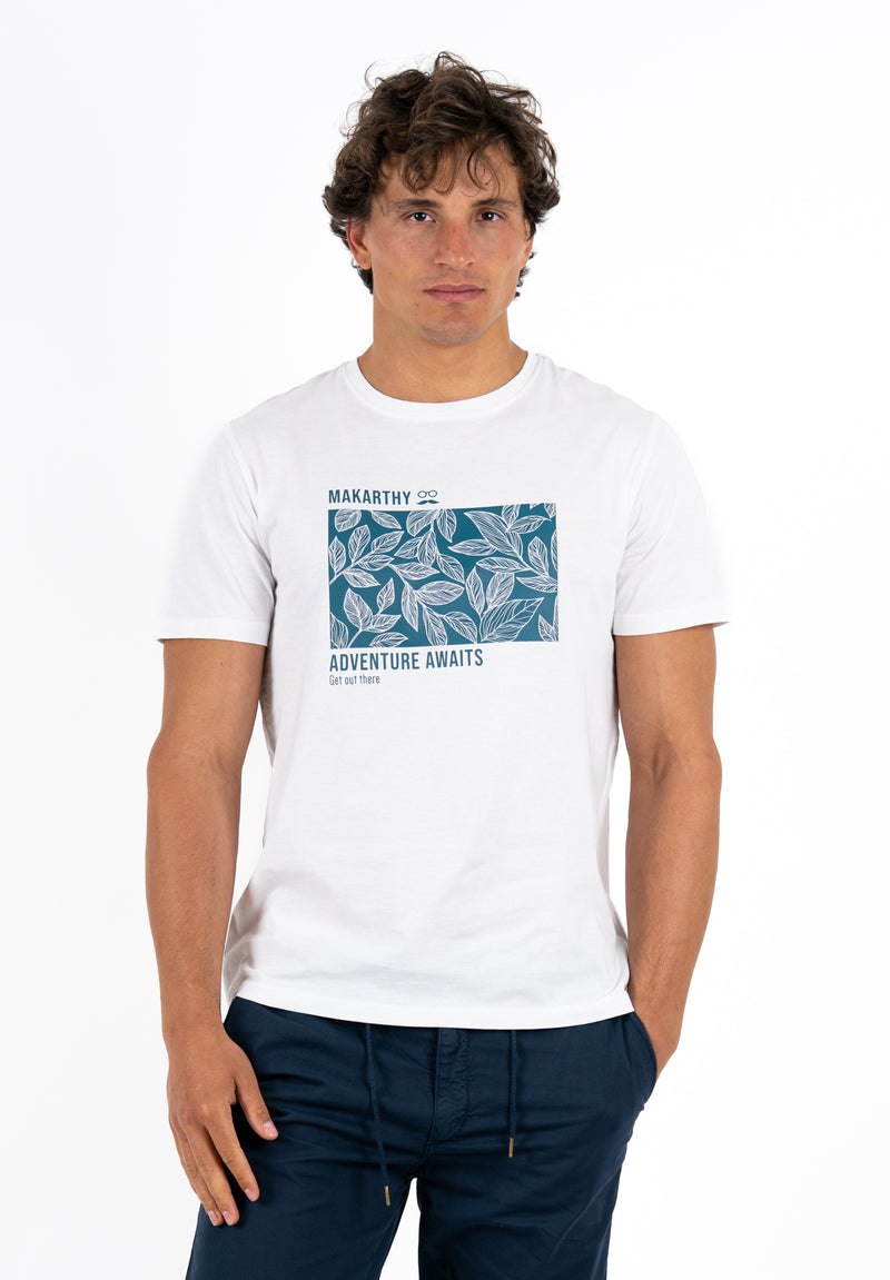 Camiseta Leaf Blanco