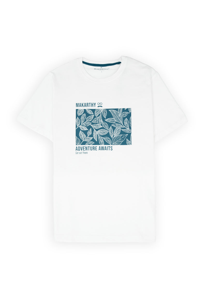 Camiseta Leaf Blanco