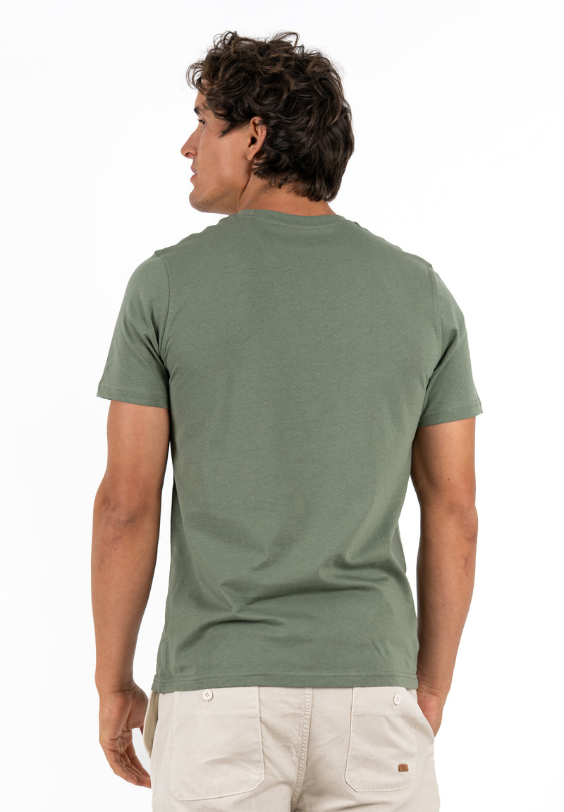 Camiseta Leaf Kaki