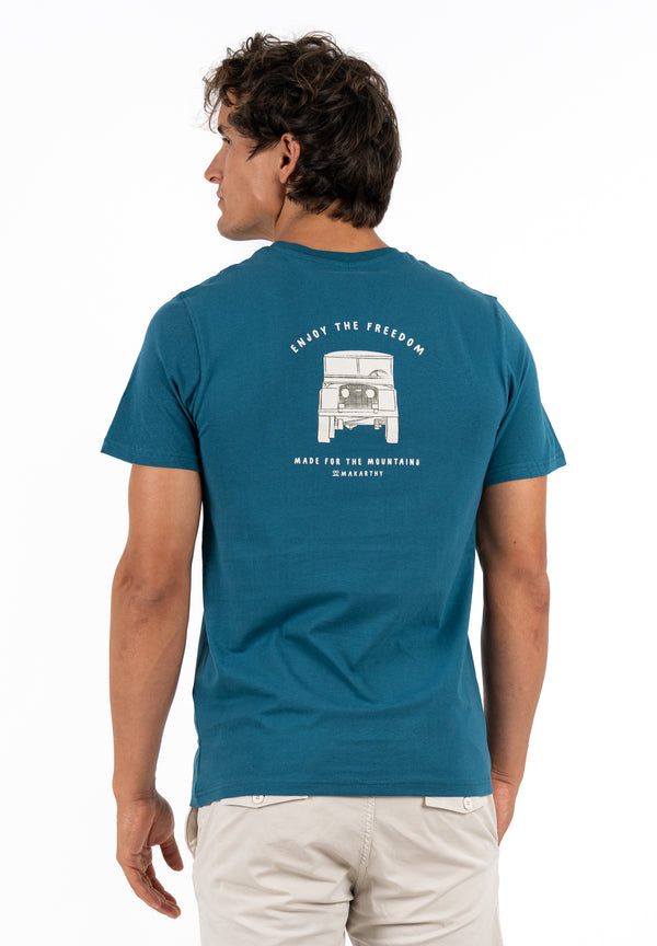 Camiseta Off Road Azul Coral