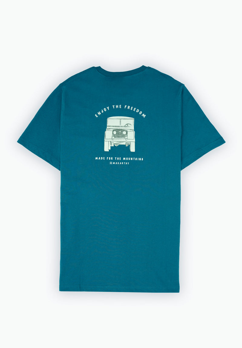 Camiseta Off Road Azul Coral