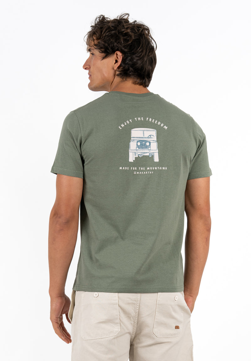 Camiseta Off Road Oliva