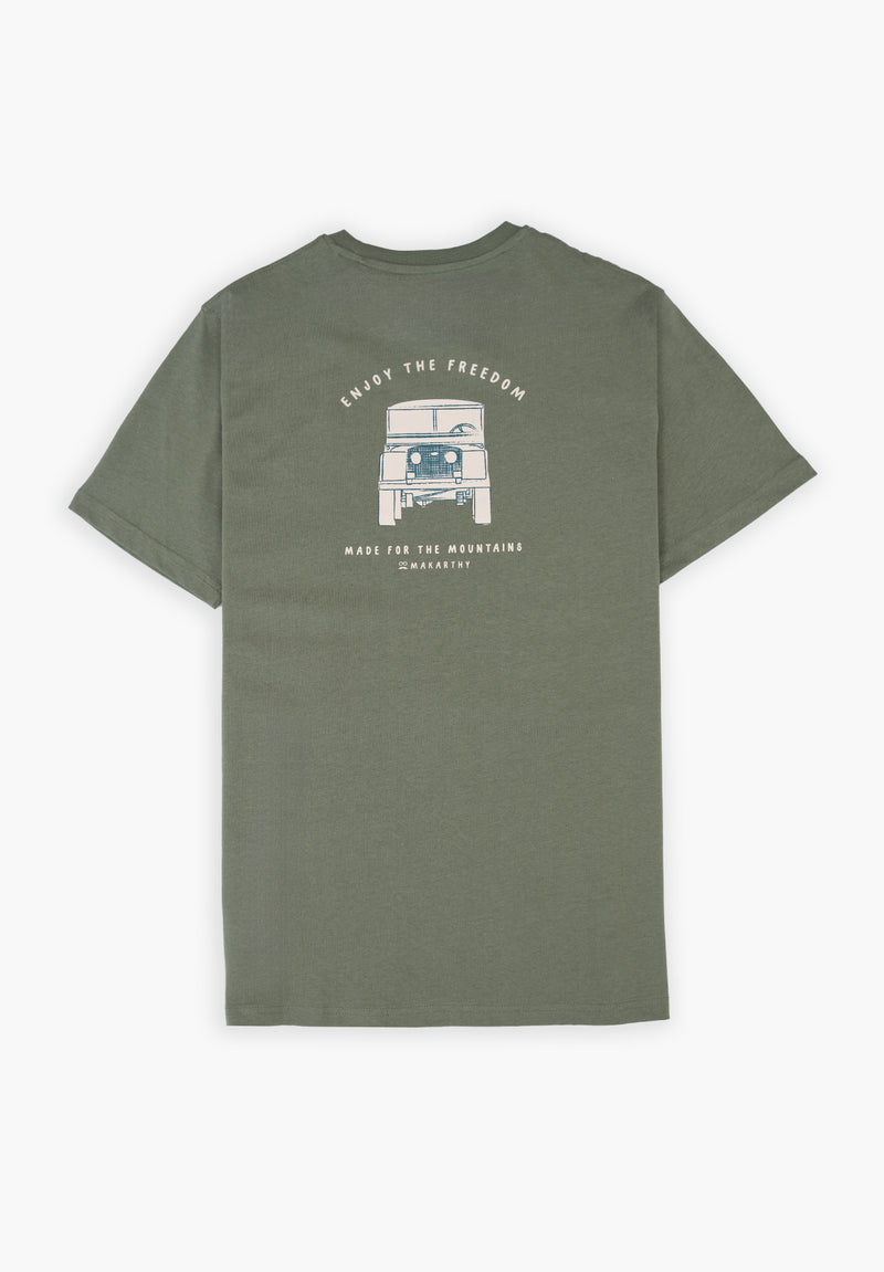 Camiseta Off Road Oliva