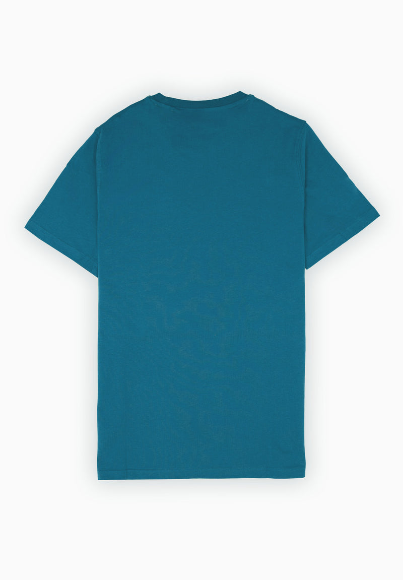 Camiseta Neon Label Azul Coral