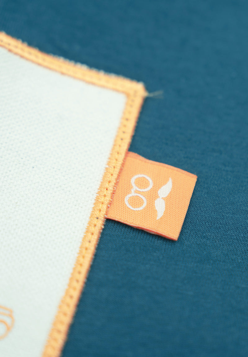 Camiseta Neon Label Azul Coral