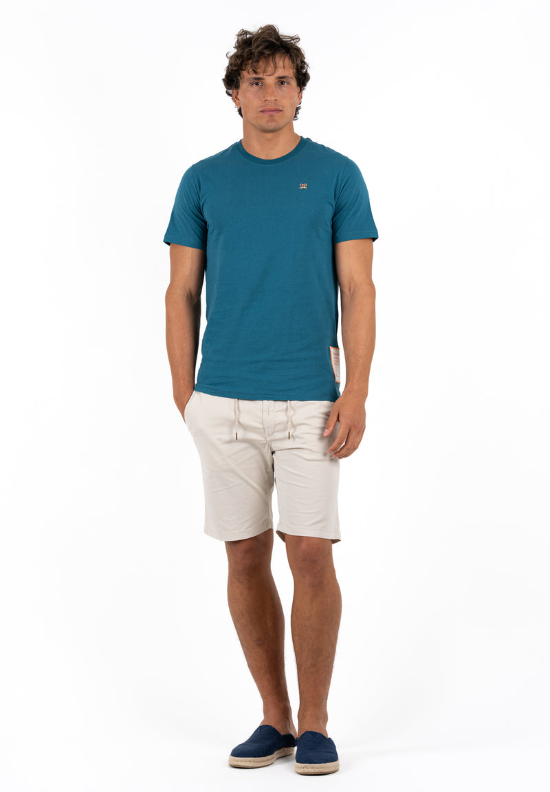 Camiseta Neon Label Azul Coral