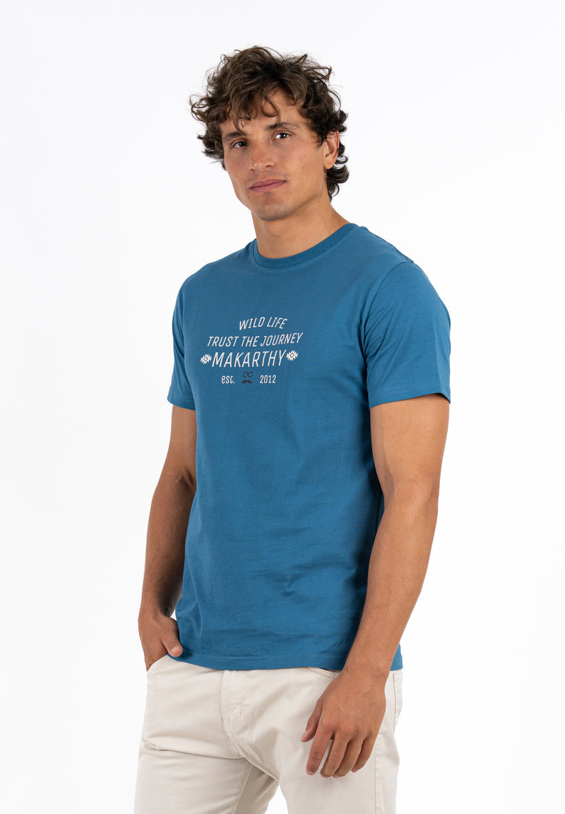 Camiseta Wild Life Azulón