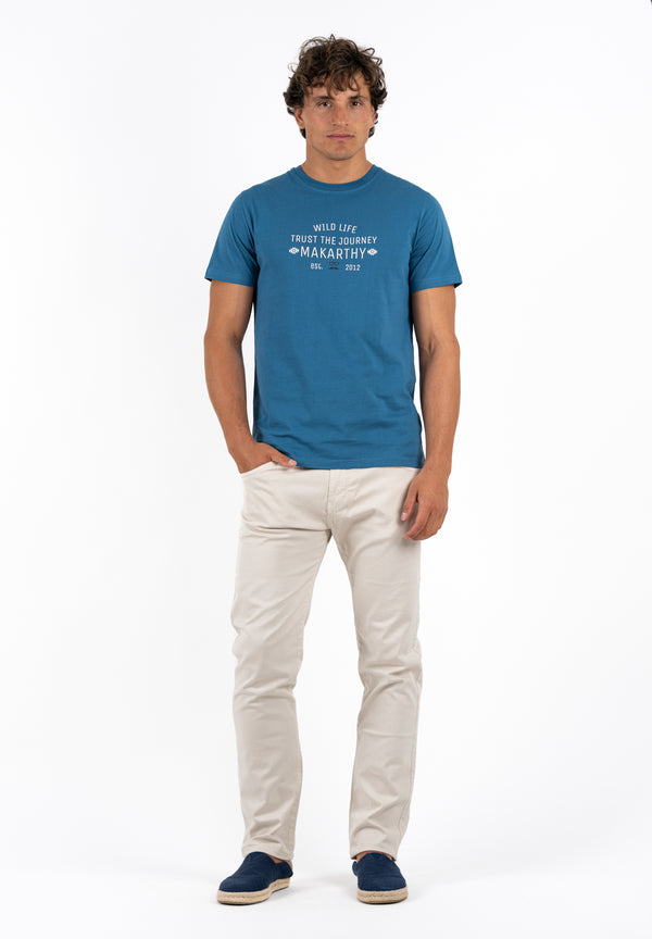 Camiseta Wild Life Azulón